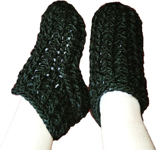 Pantuflas Tejidas A Crochet!