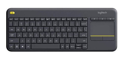 Imagen 1 de 2 de Teclado inalámbrico Logitech K400 Plus QWERTY inglés UK color negro