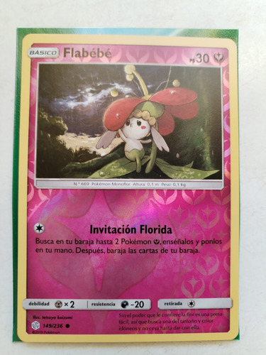 Flabebe - 149/236 - Common Reverse Holo Pokemon Tcg