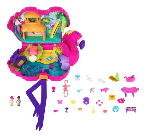 Polly Pocket Fiesta De Flamingos 26 Sorpresas Mattel
