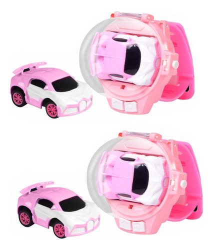 Reloj Para Niños Modelo De Coche Con Control Remoto De Luz,