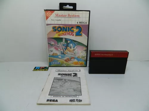 Sonic Chaos Original Tectoy Master System - Loja Fisica Rj 