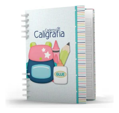 Caderno De Caligrafia Com Atividades - Capa Dura - 160 Pgs