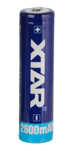 Batería Pila Litio Xtar 18650 3.7v 2600mah Protegida