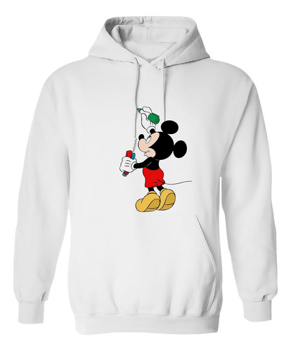 Sudadera Con Gorro Mickey Mouse Crayolas Pintando