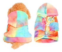 Comprar Sudadera Con Capucha Para Perros Tie Dye, Abrigos Para Cl...