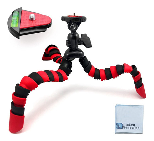 Tripode Flexible Para Camara Universal | Rojo / Negro | 12 