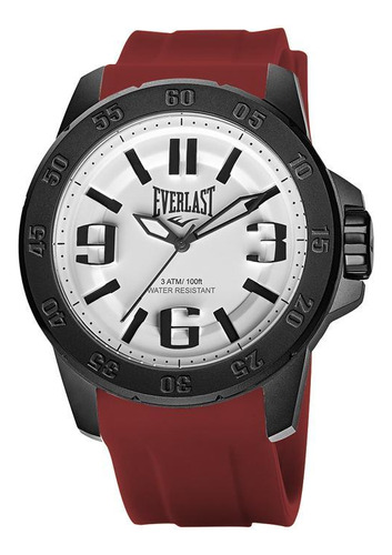 Relógio Masculino Everlast Vermelho Garantia 2 Anos E6954