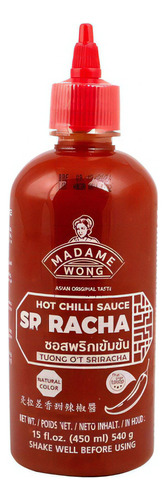 Sriracha Salsa Hot Sauce 450 Ml. Madame Wong # 1 En Thailand