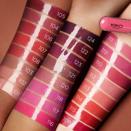 Lápiz Labial Líquido Kiko Milano Unlimited Double Touch 101