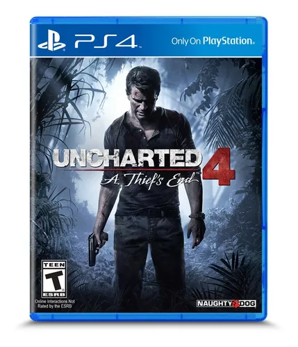 Uncharted 4 Mídia Física Novo Lacrado Original