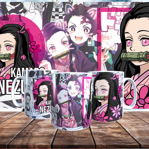 Taza Personalizada Diseño Nezuko Kamado  T347