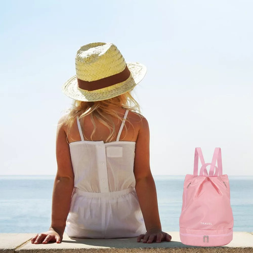 M Mochila De Natación Con Compartimento Para Zapatos -