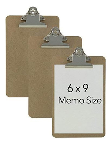 Tamaño De Memo 6'' X 9'' Portapapeles Clipboards Está...