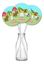 Comprar Kit Imprimible Cake Topper Granja Zenon Adorno Torta