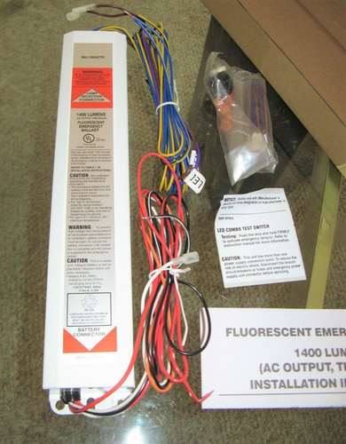 Balastro De Emergencia Bal1400actd 1400 Lumens 90 Min