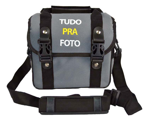 Bolsa Profissional P/ Equipamento Fotográfico Olimpus Cinza