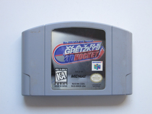 Wayne Gretzky 3d Hockey Original Nintendo 64 Ntsc Nus-usa