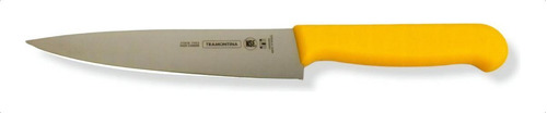 Cuchillo Tramontina 8 Pulgadas Profesional Chef Master 24620 Color Amarillo