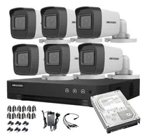 Comprar Kit Seguridad Hikvision Dvr 8ch + 6 Cámaras 2mp 1080p + 2tb