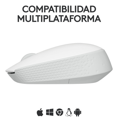 Mouse Inalámbrico Logitech M170 C/ Tecnología 2,4 Ghz Blanco