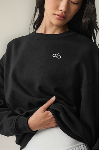 Alo Yoga Remera Ccolade Crew Neck Pullover Suéter De French