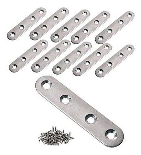 Escuadras Para Estantes - Vinbee 12pcs 3 Inches Metal Flat S