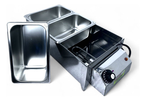 Rechaud Molheira Derretedeira Chocolateira 3 Cubas 1/4 127v