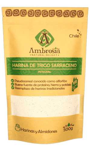 Ambrosia Harina De Trigo Sarraceno Sin Gluten 500 G