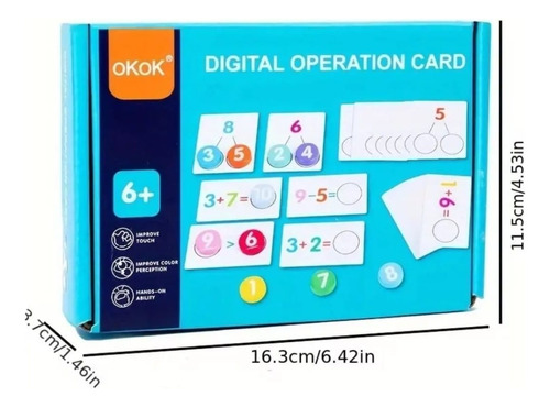 Juego Didáctico Niños Aprendizaje Matemático Restar Sumar