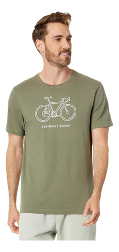 Life Is Good Renewable Energy Bike Playera De Manga Corta C