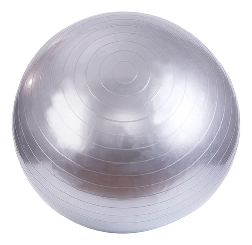 Silla De Oficina Con Pelota De Yoga Grande Para 55cm Plata