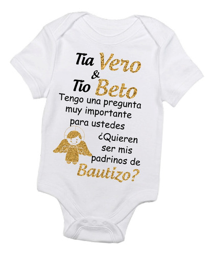 Pañalero Bebe Personalizado Bautizo Tíos Padrinos Madrina