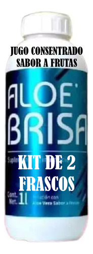 2 Jugos Concentrado Sabor A Frutas Aloe Brisa Rtotal Shus