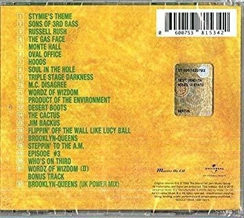 3rd Bass Cactus Cee/d Europe Import  Cd