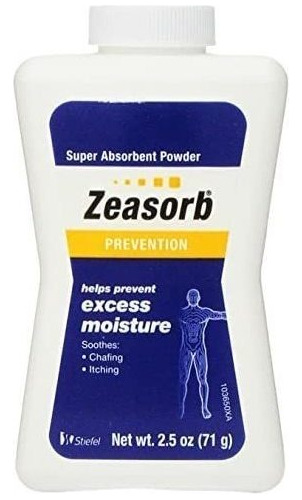 Zeasorb Prevención De Super Absorbente Powder, Cuidado De Lo