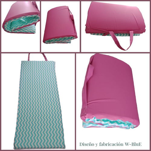 Colchoneta Infantil Para Dormir. Rosa