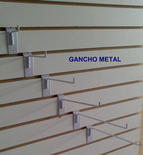 Imagen 2 de 2 de Gancho Blister Panel Ranurado Exhibipanel
