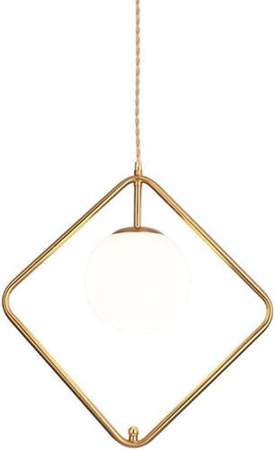 Tchau Modern Creative Square Glass Lampshade Hanging Lamp G.