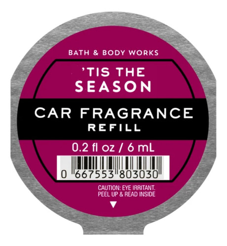 Refil Aromatizador De Carro Bath & Body Works - Fragrâncias 