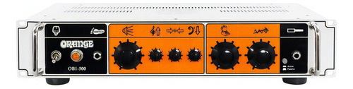 Cabezal Para Bajo Orange Ob1 500 Watts Bi Amplificado Color Blanco