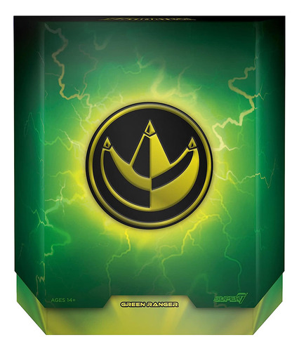 Figura Green Ranger Ultimates Wave 1 Power Rangers Super7