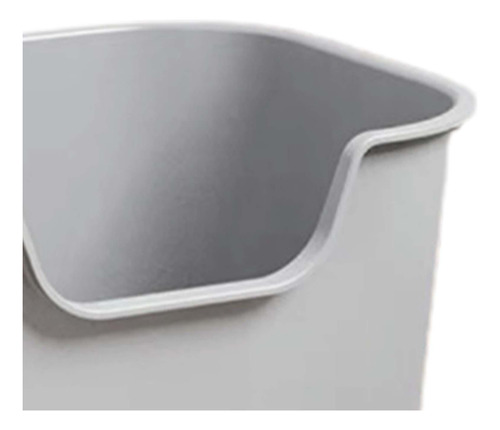 Caja De Arena Para Gatos Pet Bedpan Caja De Arena Gris