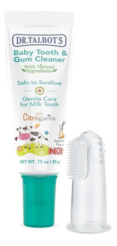 Cepillo Dental De Silicona Para Bebes Con Gel
