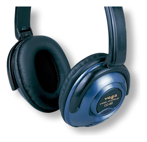 Headphone Cd-85 Bateria Eletronica Isola Ruído Externo Palco Cor Azul