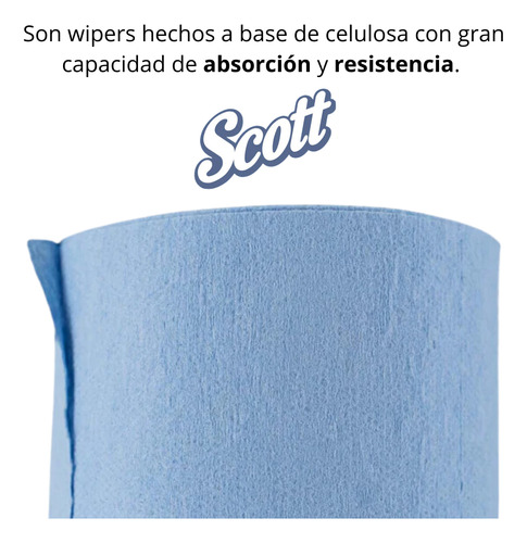 Rollo Toalla Azul Scott Shop 55 Towels Original Multiusos