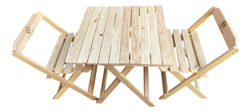 Mesa Con Sillas Plegables Dmadera El Más Cómodo Y Resistente