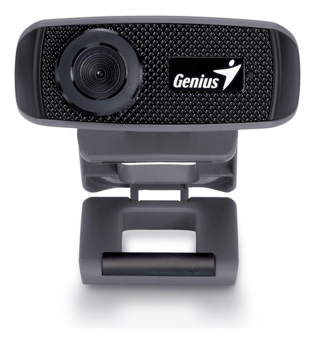 Cámara web Genius FaceCam 1000X HD color negro
