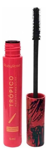 Máscara para cílios Ruby Rose Trópico Volume e Alongamento 5ml cor preto