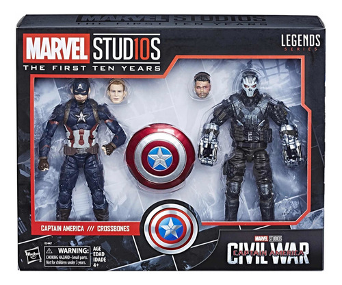 Capitán America / Crossbones Aniversario Marvel Hasbro